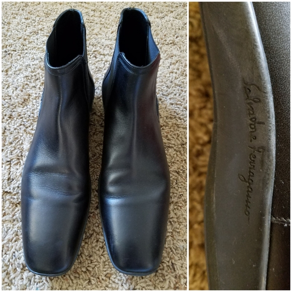Salvatore Ferragamo Rumble Men's Leather Boot - Picture 2 of 8